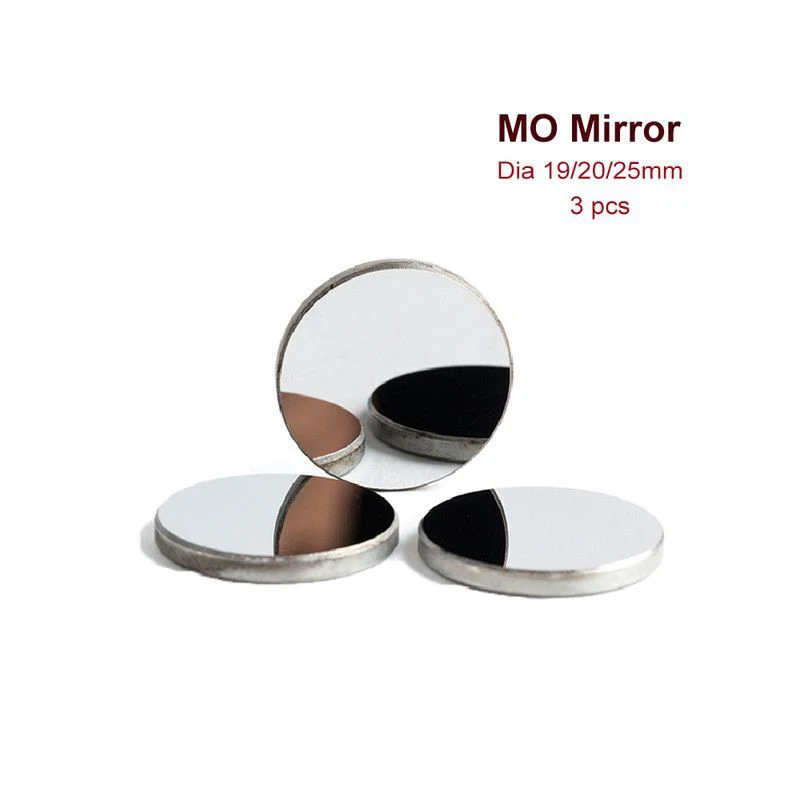 Зеркало отражающее Mo, диаметр 19, 20, 25, 30, 38,1 мм, толщина 3 мм, 3 шт. 
Зеркало отражающее Mo, диаметр 19, 20, 25, 30, 38,1 мм, толщина 3 мм, 3 шт.