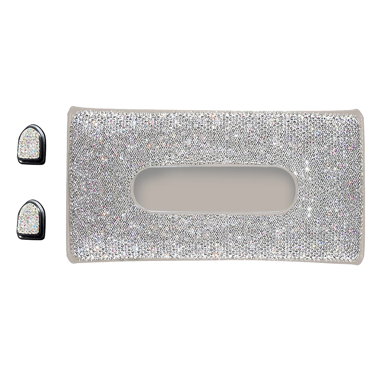 Glittered Car Tissue Holder PU Leather Sun Visor Diamonds Napkin Box Clips
Glittered Car Tissue Holder PU Leather Sun Visor Diamonds Napkin Box Clips