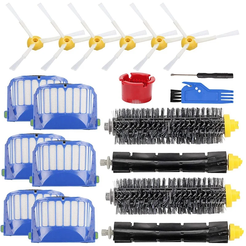 Replacement Parts Accessory for IRobot Roomba 600 500 Series Vacuum Cleaner Replenishment Kit Filter Brush
Replacement Parts Accessory for IRobot Roomba 600 500 Series Vacuum Cleaner Replenishment Kit Filter Brush