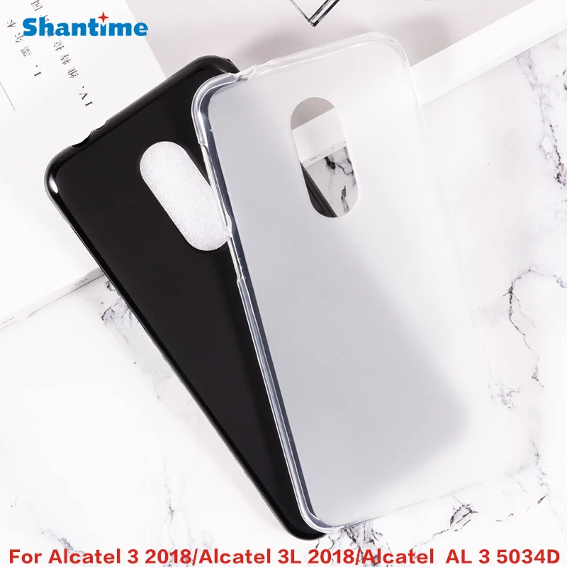 Мягкий чехол из ТПУ для Alcatel 3 2018 гелевый Пудинг силиконовый защитный телефона 3L AL