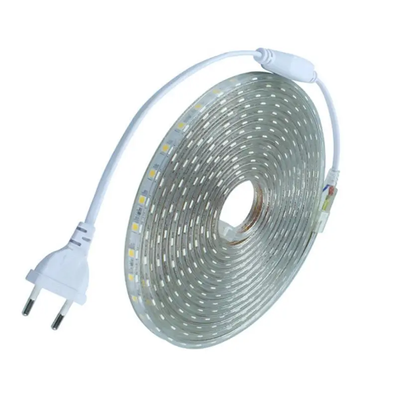 220V LED Strip Light 120LEDs/m Flexible High Brightness LED Light with EU Plug for Closet Kitchen Indoor Outdoor Waterproof LED
220V LED Strip Light 120LEDs/m Flexible High Brightness LED Light with EU Plug for Closet Kitchen Indoor Outdoor Waterproof LED
