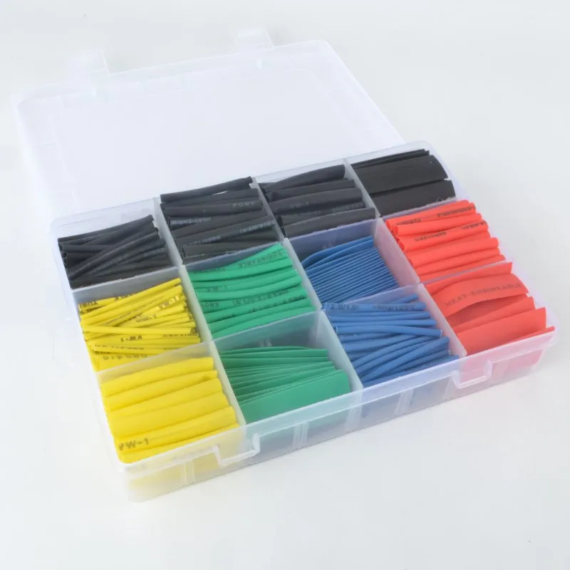 560PCS Heat Shrink Tube Assortment Wrap Electrical Insulation Cable Tubing Polyolefin Cable Insulation Sleeving Tubing Set 
560PCS Heat Shrink Tube Assortment Wrap Electrical Insulation Cable Tubing Polyolefin Cable Insulation Sleeving Tubing Set