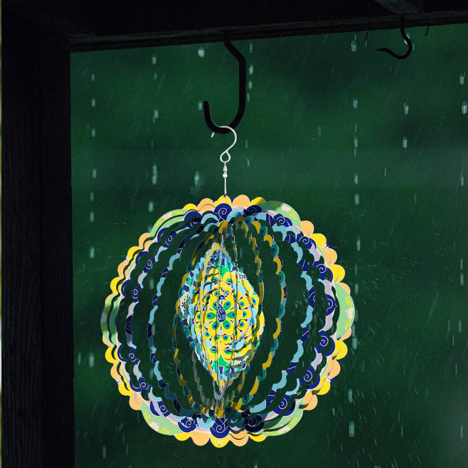 Wind Chimes For Home Garden Decoration Wind Turntable Chimes 3d Dynamic Wind Wheel Stainless Steel Peacock Pattern Design
Wind Chimes For Home Garden Decoration Wind Turntable Chimes 3d Dynamic Wind Wheel Stainless Steel Peacock Pattern Design