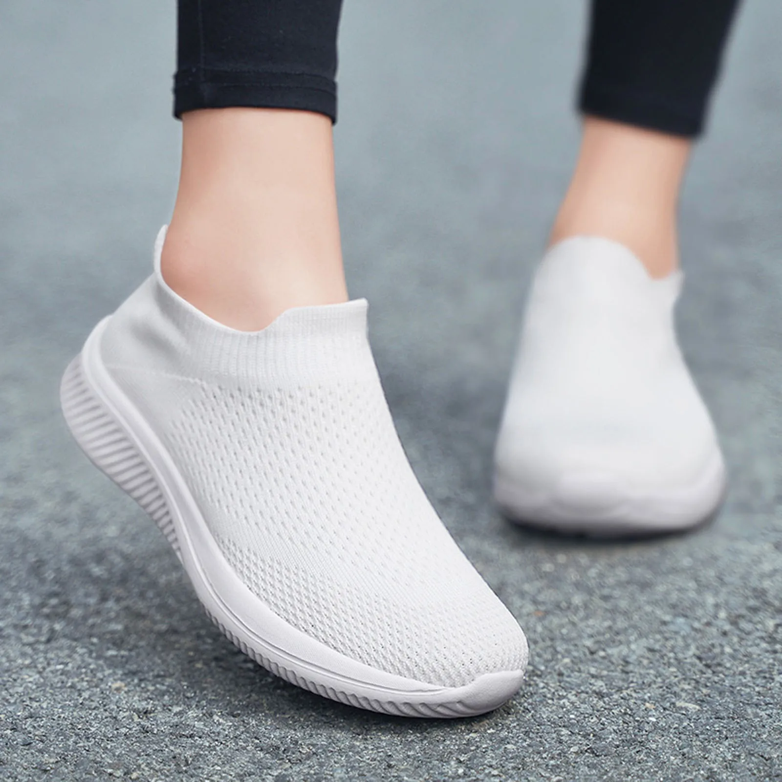 Женская обувь размера плюс, уличная сетчатая мягкая спортивная обувь без шнуровки, дышащая удобная Вулканизированная повседневная обувь д... 
Женская обувь размера плюс, уличная сетчатая мягкая спортивная обувь без шнуровки, дышащая удобная Вулканизированная повседневная обувь д...