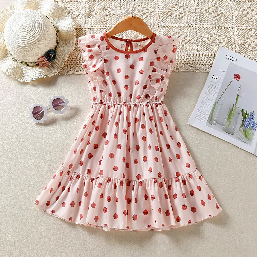 KEAIYOUHUO Dress for Girl Fashion New Summer Lace Polka Dot Dress Children Clothing Party Birthday Princess Dress 2-6 Years Old
KEAIYOUHUO Dress for Girl Fashion New Summer Lace Polka Dot Dress Children Clothing Party Birthday Princess Dress 2-6 Years Old
