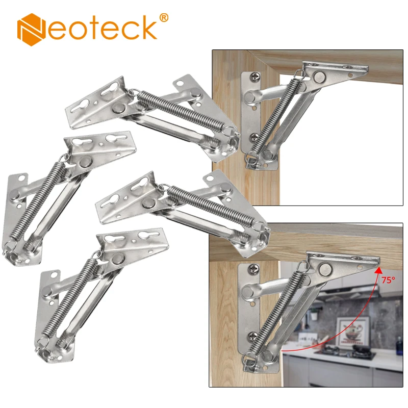 Neoteck 2 Pcs Spring Hinge 75 Degree left / Right Spring Hinge For Kitchen Cabinets Lifting Flip Flap Door Hinges
Neoteck 2 Pcs Spring Hinge 75 Degree left / Right Spring Hinge For Kitchen Cabinets Lifting Flip Flap Door Hinges