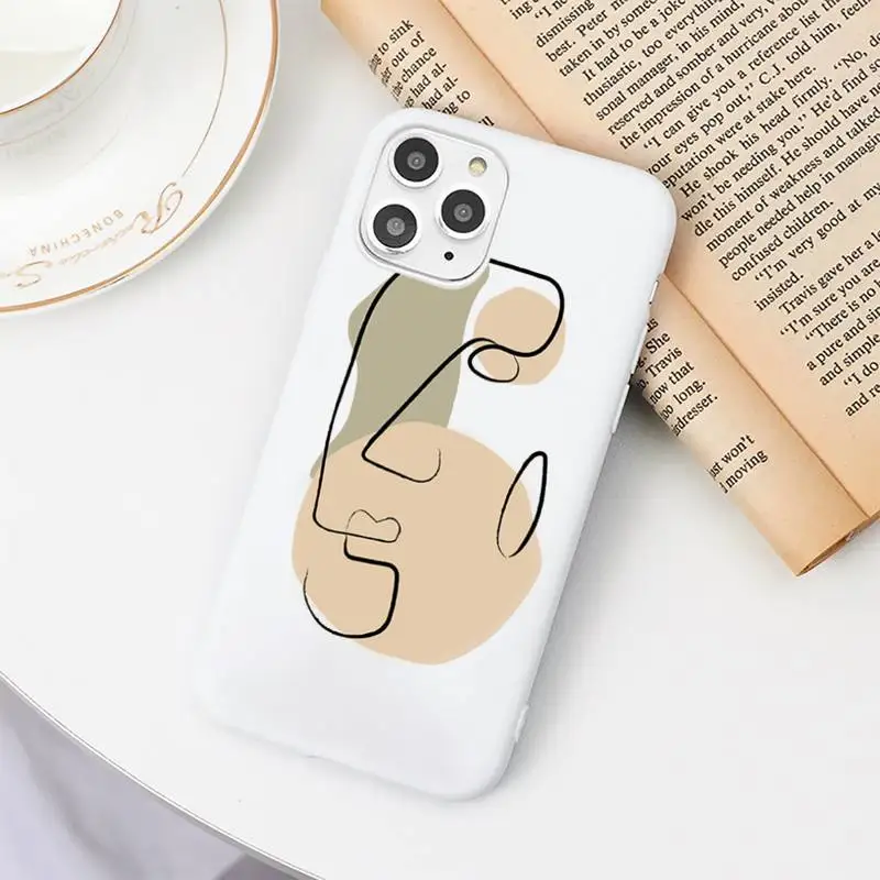 Abstract line art Phone Case Candy Color White for iPhone 11 pro XS MAX 8 7 6 6S Plus X 5S SE 2020 XR 
Abstract line art Phone Case Candy Color White for iPhone 11 pro XS MAX 8 7 6 6S Plus X 5S SE 2020 XR