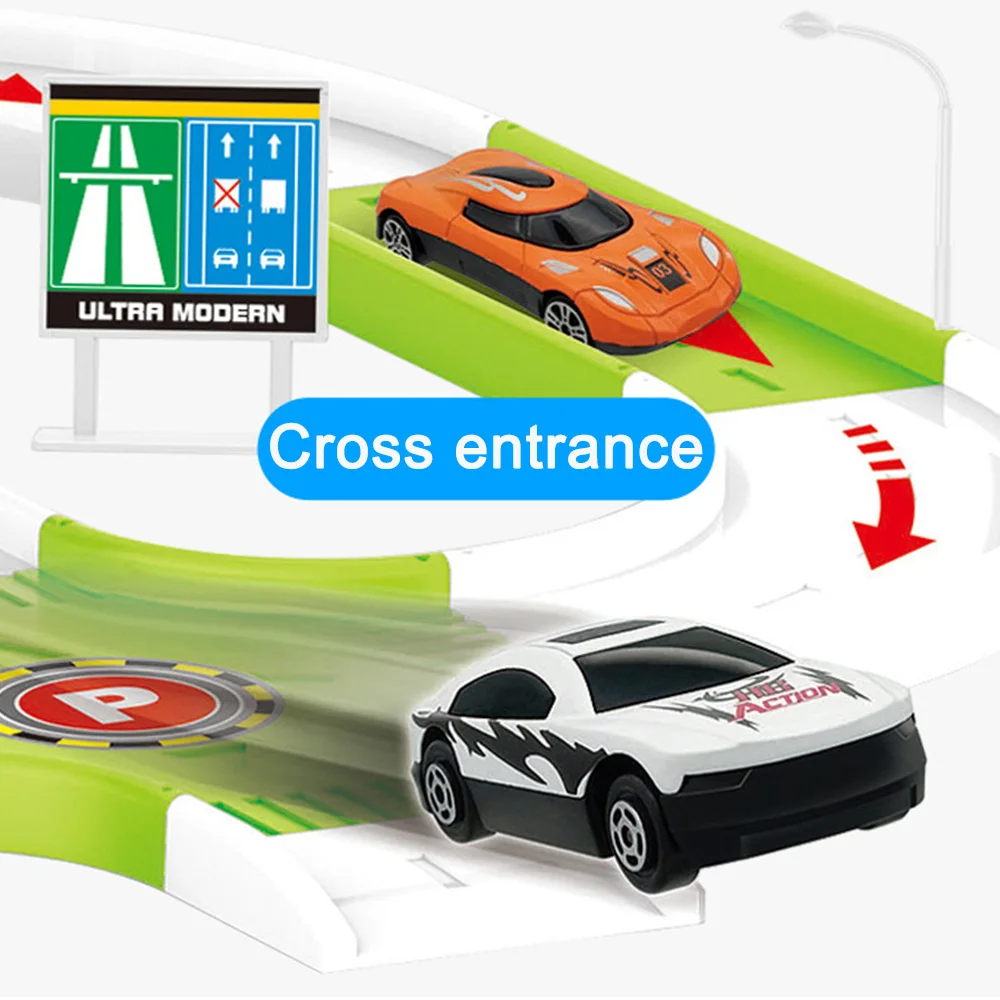 DIY Multi-Track Rail Car Electronic Racing Car Children Game Boys Rail Building Block Educational Toy Free wheel alloy car model
DIY Multi-Track Rail Car Electronic Racing Car Children Game Boys Rail Building Block Educational Toy Free wheel alloy car model