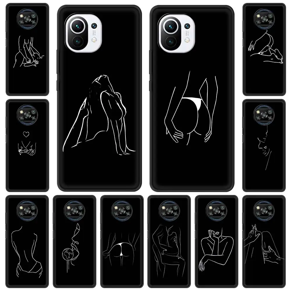 Black Sexy Line Art Rose Lover Phone Case for Xiaomi Mi Note 10 Lite 11 10T Pro 5G 9T Back Cover Mobile Bag Mi Poco X3 NFC M3
Black Sexy Line Art Rose Lover Phone Case for Xiaomi Mi Note 10 Lite 11 10T Pro 5G 9T Back Cover Mobile Bag Mi Poco X3 NFC M3