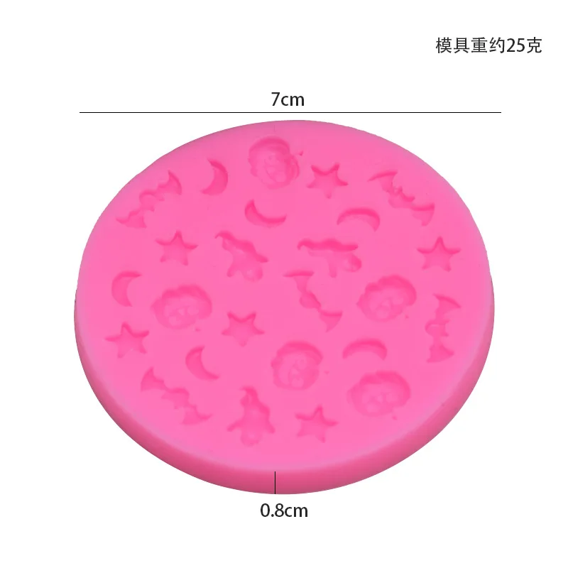 1pc Halloween Pumpkin Star Moon Bat Shape Silicone Cake Mold Candy Clay Chocolate Fondant Mould DIY Cake Decoration Tools
1pc Halloween Pumpkin Star Moon Bat Shape Silicone Cake Mold Candy Clay Chocolate Fondant Mould DIY Cake Decoration Tools
