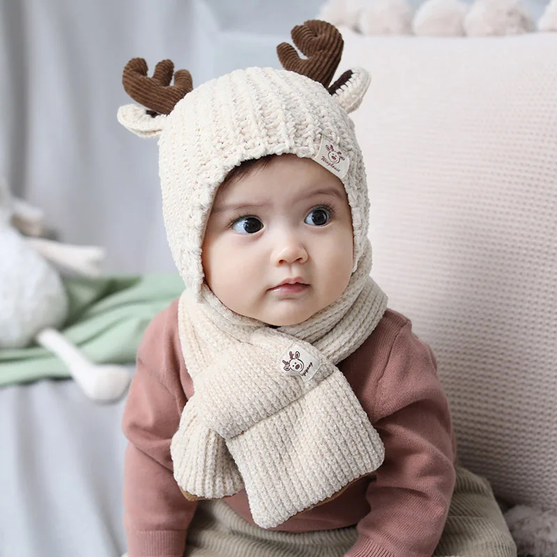 Cute Baby Winter Warmer Knitting Scarf Cartoon Ear Design Hat Infant Cotton Collar Scarves Neckerchiefs Headwear Set
Cute Baby Winter Warmer Knitting Scarf Cartoon Ear Design Hat Infant Cotton Collar Scarves Neckerchiefs Headwear Set