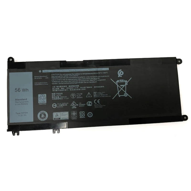 33YDH 3500mAh New Laptop Battery For Dell Inspiron 17 7778 7779 7773 15 7577 G3 15 3579 17 3779 P30E Series 15.2V 56Wh
33YDH 3500mAh New Laptop Battery For Dell Inspiron 17 7778 7779 7773 15 7577 G3 15 3579 17 3779 P30E Series 15.2V 56Wh