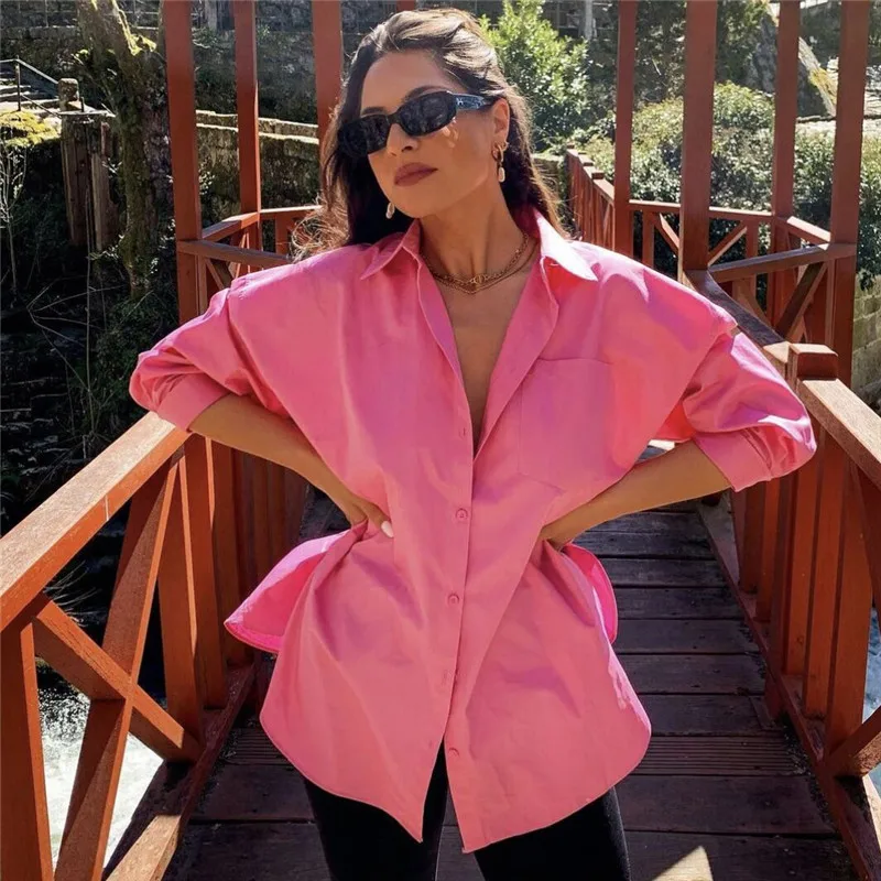 Csmdtyjl Women's Blouse Summer Loose Fashion Streetwear Shirt Lady 2021 Lapel Elegant Long Sleeve Shirt Girl
Csmdtyjl Women's Blouse Summer Loose Fashion Streetwear Shirt Lady 2021 Lapel Elegant Long Sleeve Shirt Girl