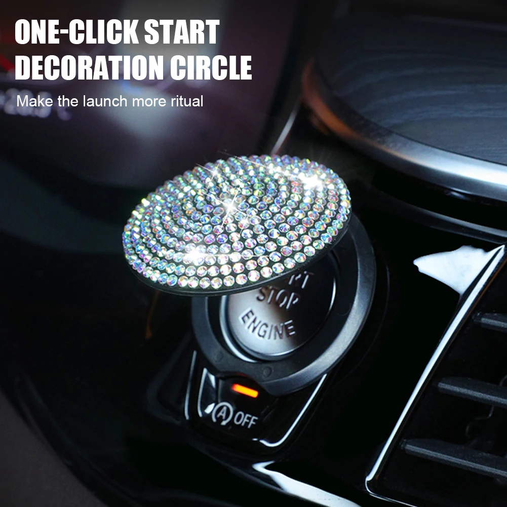 Universal Car Engine Start Button Cover Bling Diamond Start Button Flip Cover Protector Rhinestone Car Interior Accessories
Universal Car Engine Start Button Cover Bling Diamond Start Button Flip Cover Protector Rhinestone Car Interior Accessories