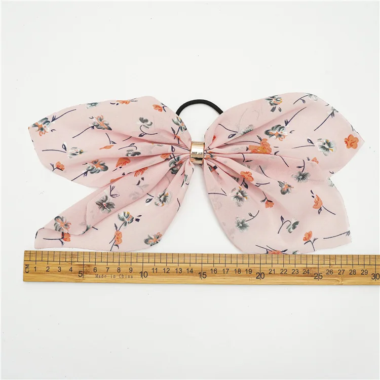 Japan and South Korea New Spring and Summer Floral Chiffon Bow Fabric Knotted Hair Rope Women's Hair Accessories Wholesale
Japan and South Korea New Spring and Summer Floral Chiffon Bow Fabric Knotted Hair Rope Women's Hair Accessories Wholesale