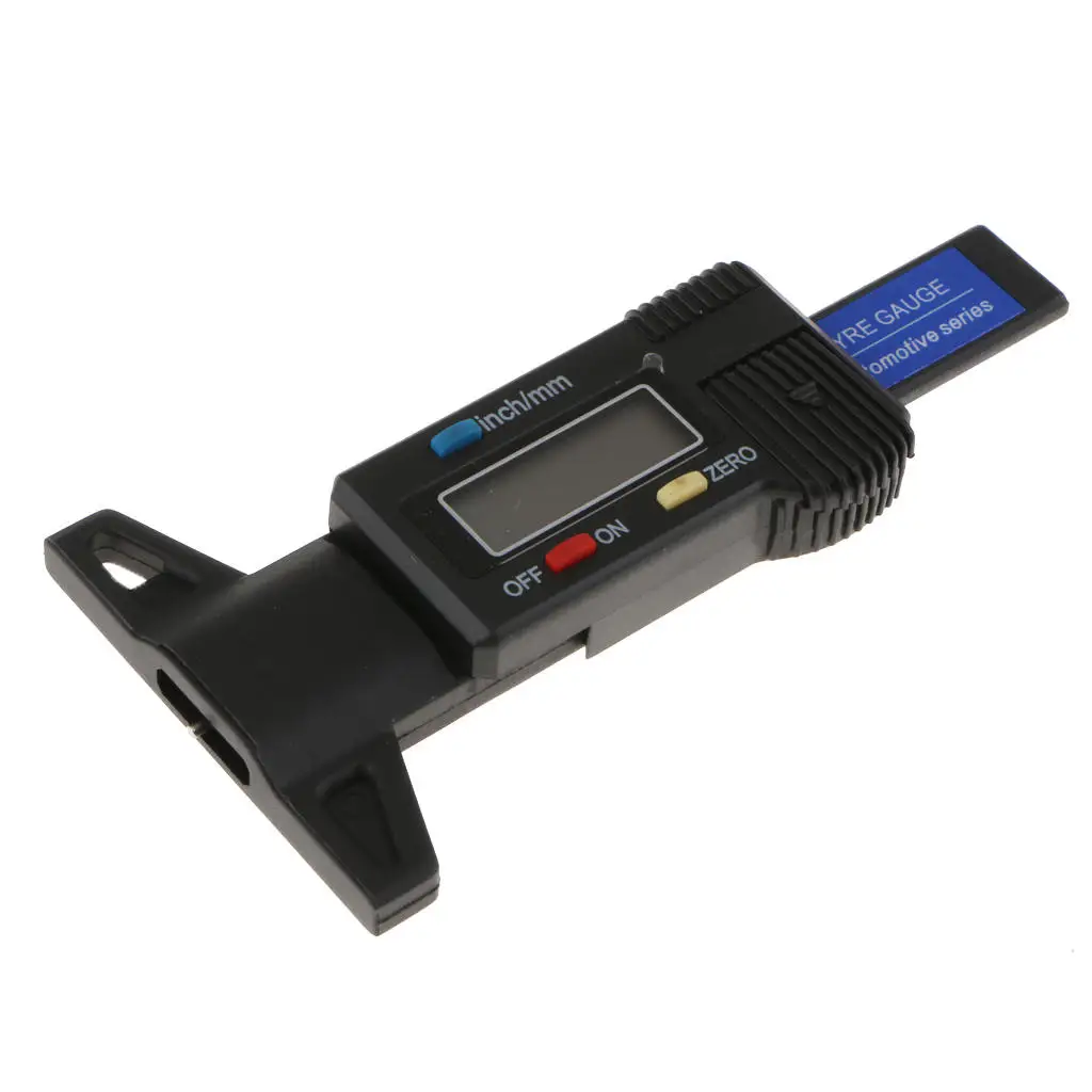 Цифровой измеритель глубины протектора автомобильных шин с ЖК-дисплеем
Цифровой измеритель глубины протектора автомобильных шин с ЖК-дисплеем