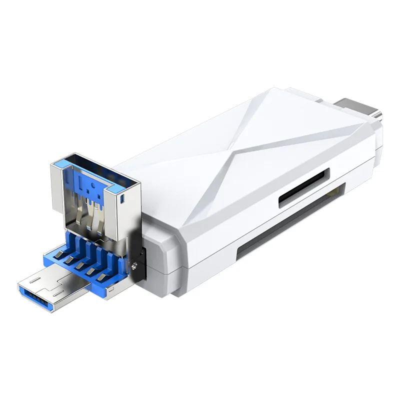 2 in 1 Card Reader USB 3.0 &USB Type C to SD Micro SD TF Card Reader OTG Adapter Smart Memory Microsd Cardreader For iPad
2 in 1 Card Reader USB 3.0 &USB Type C to SD Micro SD TF Card Reader OTG Adapter Smart Memory Microsd Cardreader For iPad