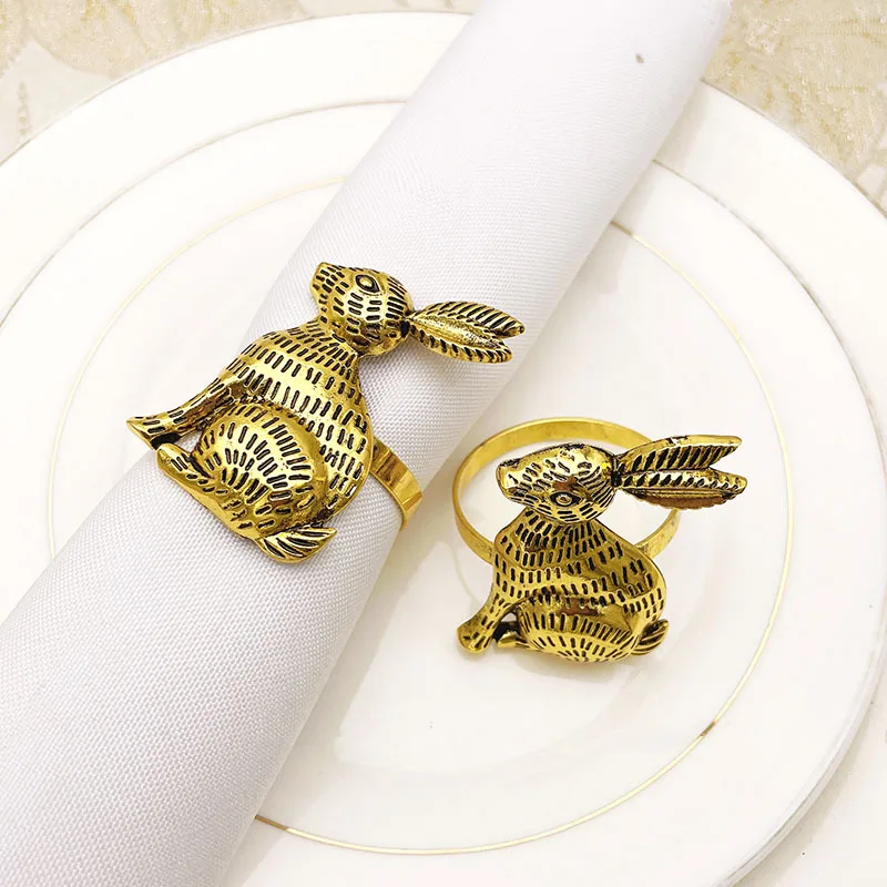 12pcs Hotel set table rabbit napkin buckle napkin ring metal mouth cloth ring
12pcs Hotel set table rabbit napkin buckle napkin ring metal mouth cloth ring