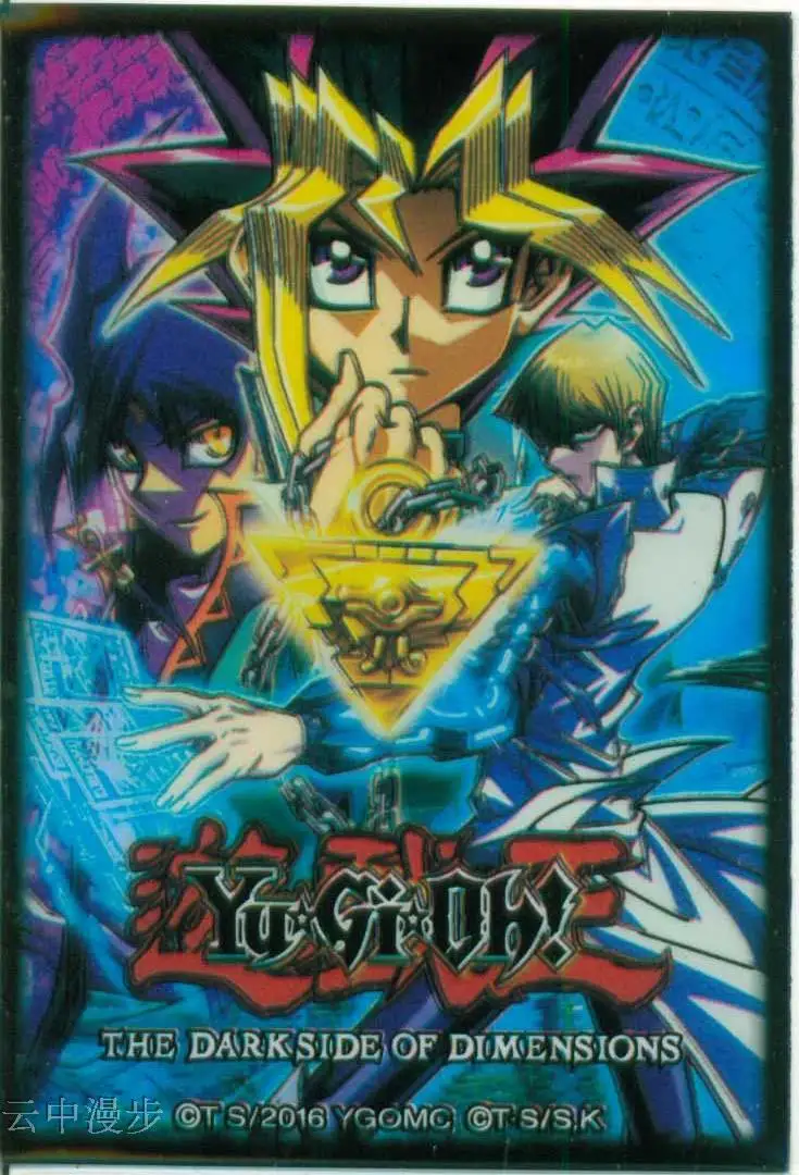 50 шт./лот Yu Gi Oh! Настольная игра карты рукава Темная сторона размеры египетского