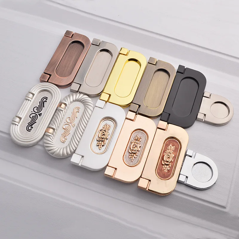 Wardrobe Drawer Concealed Handle Modern Simple Invisible Cabinet Door Handle Non Perforated Flip Open Flat Handle 2PC
Wardrobe Drawer Concealed Handle Modern Simple Invisible Cabinet Door Handle Non Perforated Flip Open Flat Handle 2PC