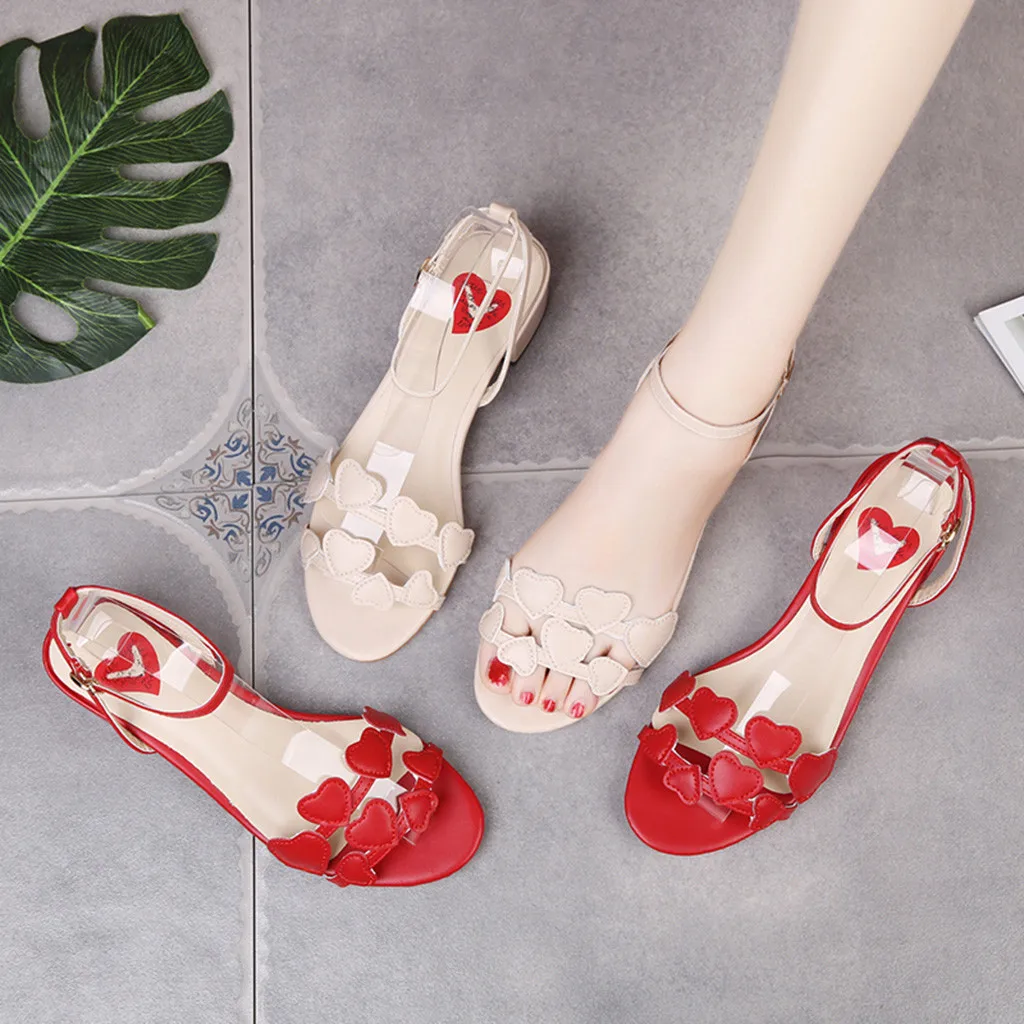 Women's fashion casual square high heels round head with sandals open toe love thick with sandals summer new listing 2020
Women's fashion casual square high heels round head with sandals open toe love thick with sandals summer new listing 2020