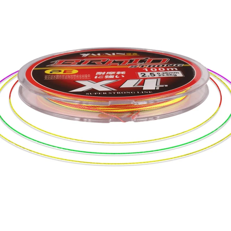 100M 8 Strands Braided Fishing Line PE Multilament Braid Lines Wire Smoother Floating Line Colored Braid 
100M 8 Strands Braided Fishing Line PE Multilament Braid Lines Wire Smoother Floating Line Colored Braid