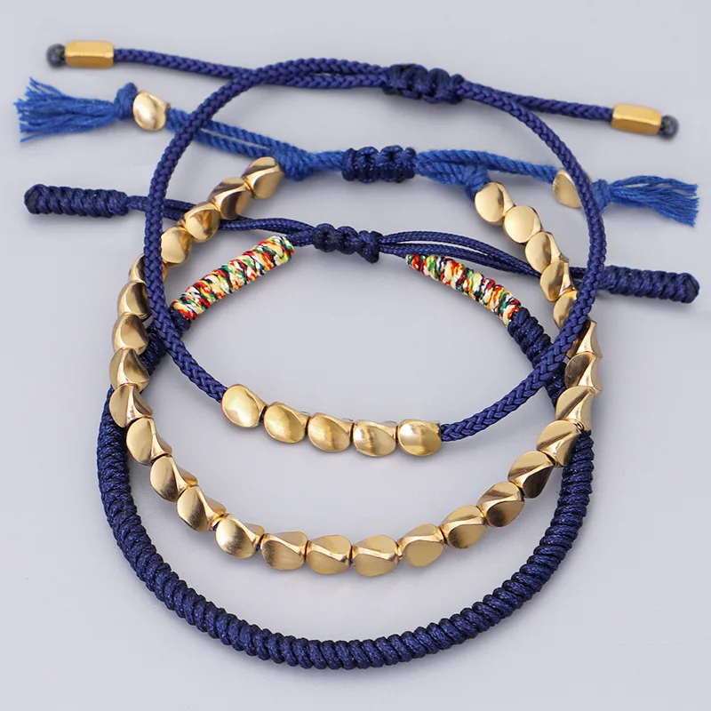 New Hand-woven Charms Bracelet Blue Hand Rope Set Braided Bracelet Unisex Jewelry for Women Pulseras Armband Wholesale 2021 
New Hand-woven Charms Bracelet Blue Hand Rope Set Braided Bracelet Unisex Jewelry for Women Pulseras Armband Wholesale 2021