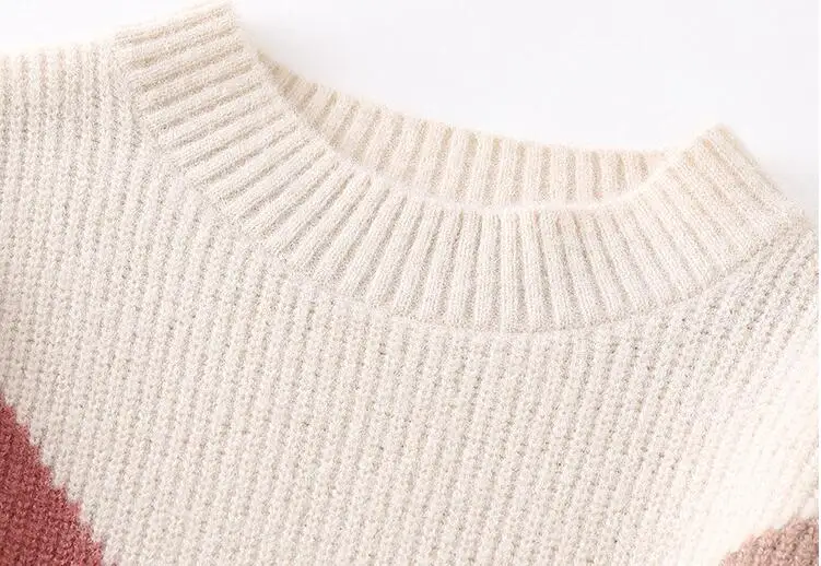 Rlyaeiz Baby Girls Sweater 2019 Fashion Color Patchwork Kids Gilrs Knitted Pullover Winter Casual Long Sleeve Knitting Sweater
Rlyaeiz Baby Girls Sweater 2019 Fashion Color Patchwork Kids Gilrs Knitted Pullover Winter Casual Long Sleeve Knitting Sweater