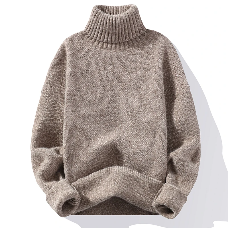 Mens Sweater Solid Color Turtleneck Sweater Men Knitted Pullovers Winter Mens Knitted Sweater Causal Pullovers Man Clothes A1151
Mens Sweater Solid Color Turtleneck Sweater Men Knitted Pullovers Winter Mens Knitted Sweater Causal Pullovers Man Clothes A1151