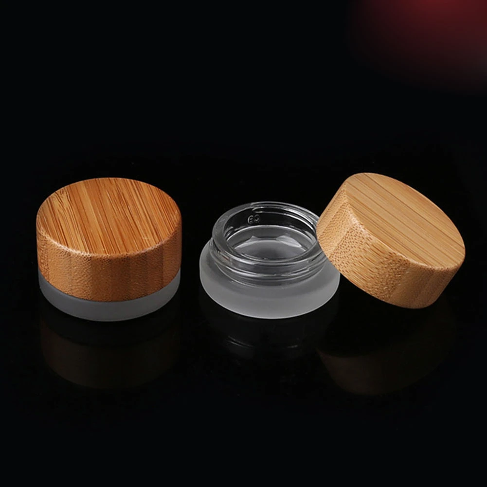100pcs 5ml Mini Glass Empty Jar Pots with Bamboo Lid Cosmetic Face Cream Lip Balm Storage Container Refillable Bottles
100pcs 5ml Mini Glass Empty Jar Pots with Bamboo Lid Cosmetic Face Cream Lip Balm Storage Container Refillable Bottles