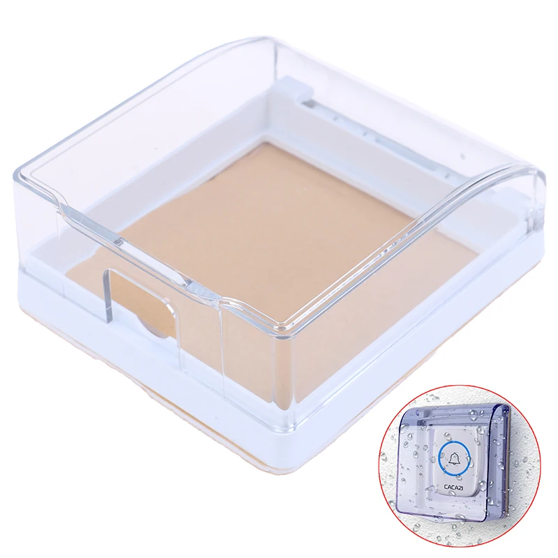 Plastic Wall Switch Waterproof Cover Box Wall Light Panel Socket Doorbell Flip Cap Cover Clear Bathroom Kitchen Accessory
Plastic Wall Switch Waterproof Cover Box Wall Light Panel Socket Doorbell Flip Cap Cover Clear Bathroom Kitchen Accessory