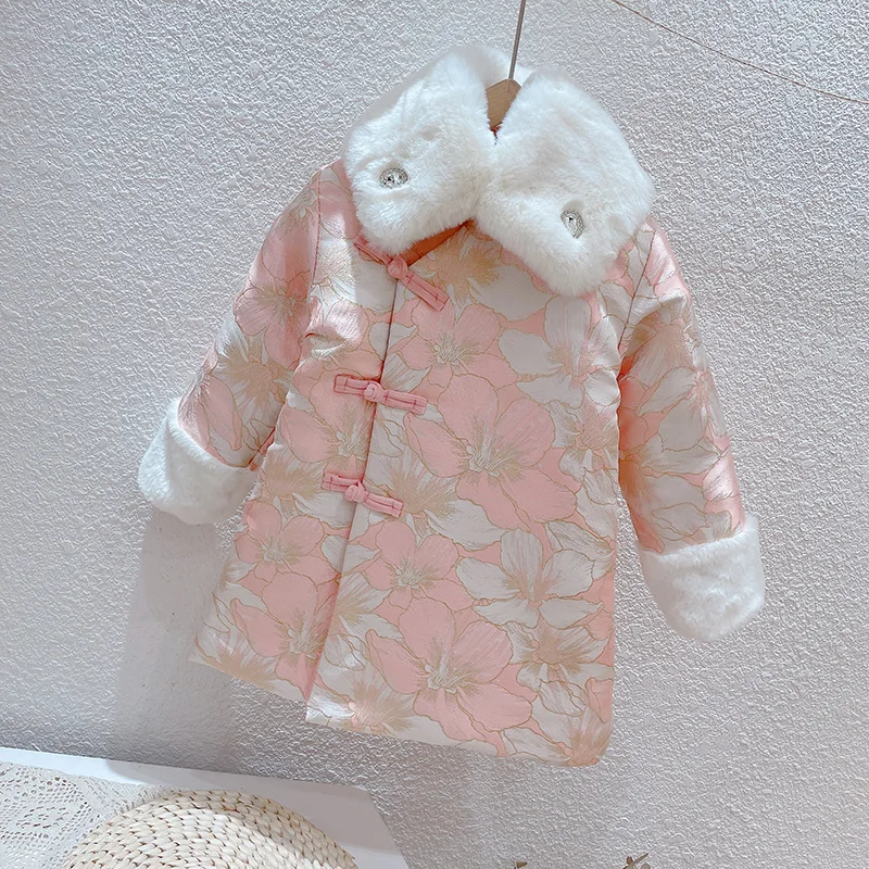 Cheongsam Skirt Winter Outfit 2020 New Children's Chinese Style Tang Suit New Year Dress Thickened Western Style New Year Dress
Cheongsam Skirt Winter Outfit 2020 New Children's Chinese Style Tang Suit New Year Dress Thickened Western Style New Year Dress