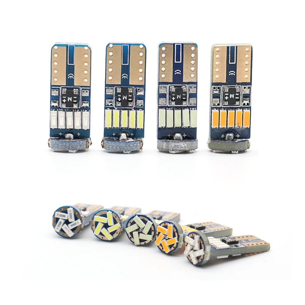 10 Pcs T10 Bulb Car Led 194 Canbus t10 15 SMD 4014 LED Signal Light Parking Styling Fog Lamp | Автомобили и мотоциклы