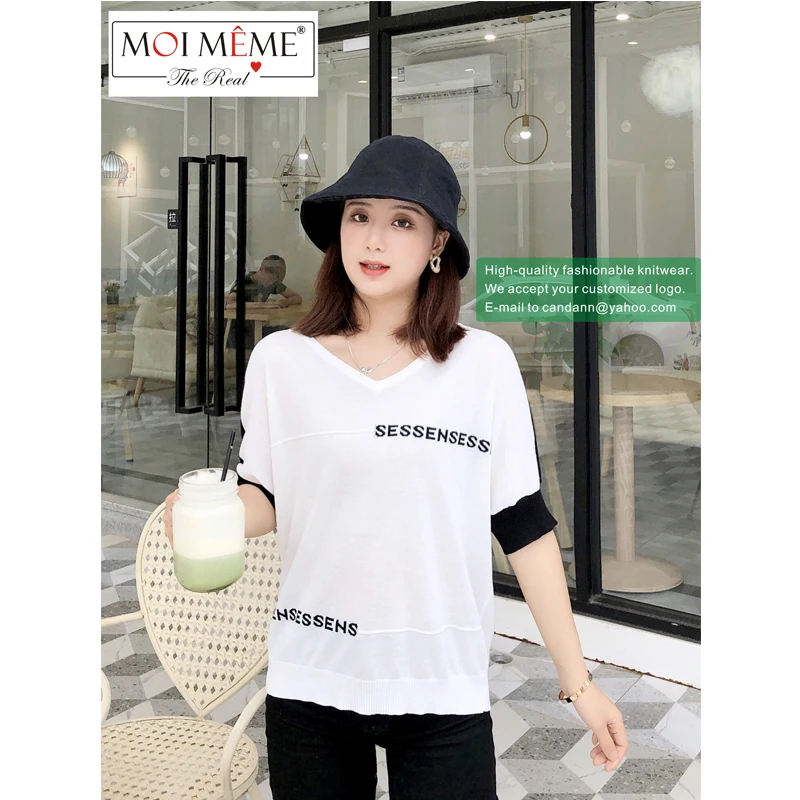 2021New style for women fashion knitwear college students youth version women's short-sleeved V-Neck knitwear
2021New style for women fashion knitwear college students youth version women's short-sleeved V-Neck knitwear