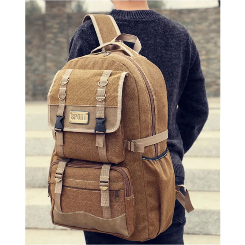 45L Male Canvas Backpack Fashion Men Backpack Anti Theft Laptop Backpack Fashion School Bag For Teenage Boys Shoulder Bags
45L Male Canvas Backpack Fashion Men Backpack Anti Theft Laptop Backpack Fashion School Bag For Teenage Boys Shoulder Bags