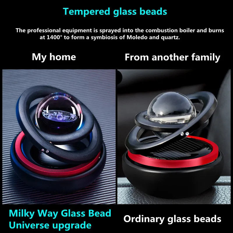 Car Smart Rotating Solar Aromatherapy Car Decoration Jewelry Aluminum Alloy Double Ring Suspended Interstellar Crystal Ball
Car Smart Rotating Solar Aromatherapy Car Decoration Jewelry Aluminum Alloy Double Ring Suspended Interstellar Crystal Ball