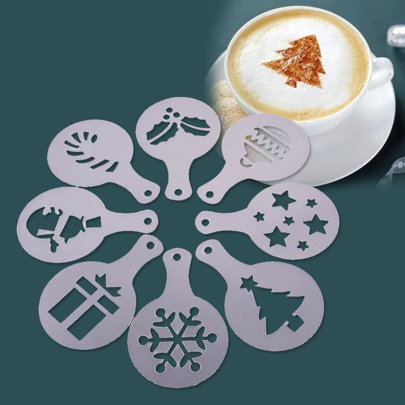 Kitchen Bar New Plastic Fancy Coffee Latte Mould Valentine's Day 8 Piece Set Coffee Mould Milk Tea Mould Pull Flower Spray Tool
Kitchen Bar New Plastic Fancy Coffee Latte Mould Valentine's Day 8 Piece Set Coffee Mould Milk Tea Mould Pull Flower Spray Tool