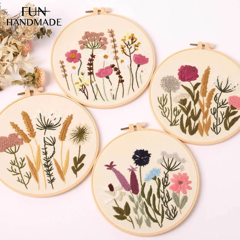 DIY Creative Embroidery Kit Flowers and Plants Pattern Cross Stitch with Hoop Handmade For Beginners Hand Crafts Dec
DIY Creative Embroidery Kit Flowers and Plants Pattern Cross Stitch with Hoop Handmade For Beginners Hand Crafts Dec