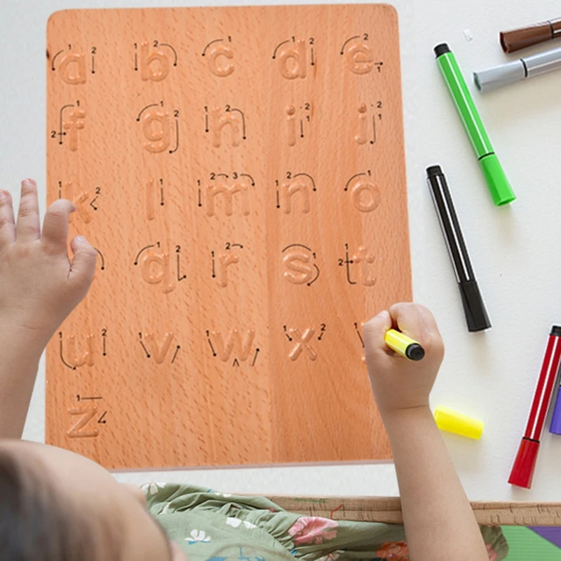 Kids Handwriting Practice Tools Wooden Letter Copy Board 26 Letter English Uppercase & Lowercase Alphabet
Kids Handwriting Practice Tools Wooden Letter Copy Board 26 Letter English Uppercase & Lowercase Alphabet