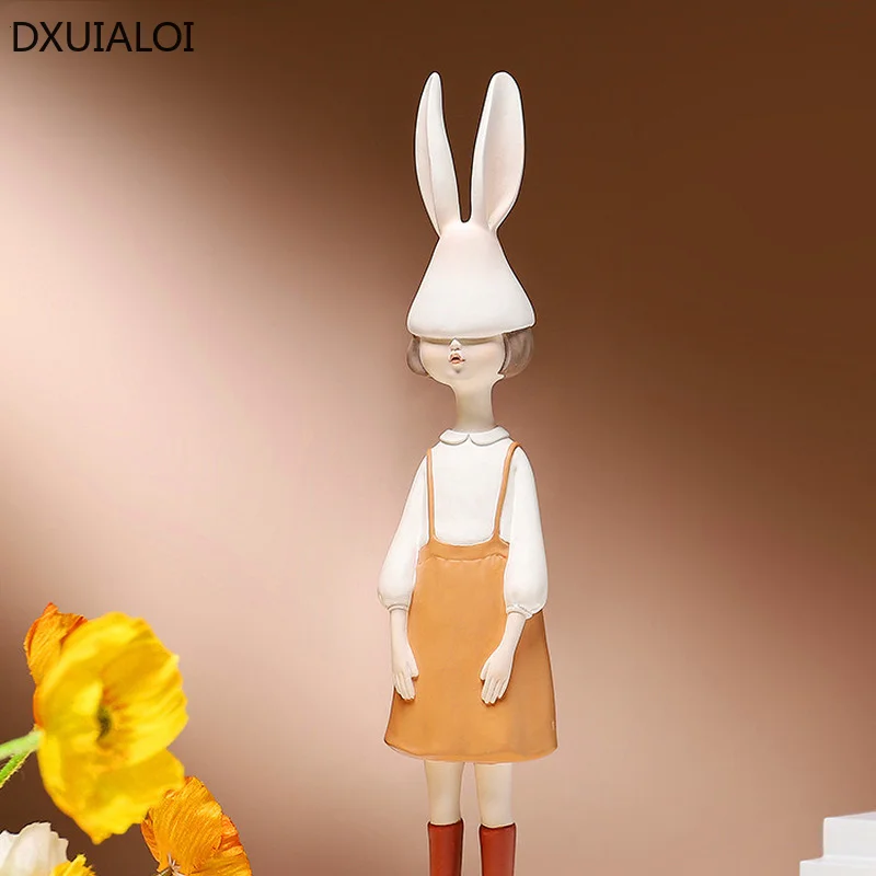 Современный простой креативный милый кролик DXUIALOI, скульптура, Декор, ремесла из смолы, детские подарки, украшения для дома, гостиной
Современный простой креативный милый кролик DXUIALOI, скульптура, Декор, ремесла из смолы, детские подарки, украшения для дома, гостиной