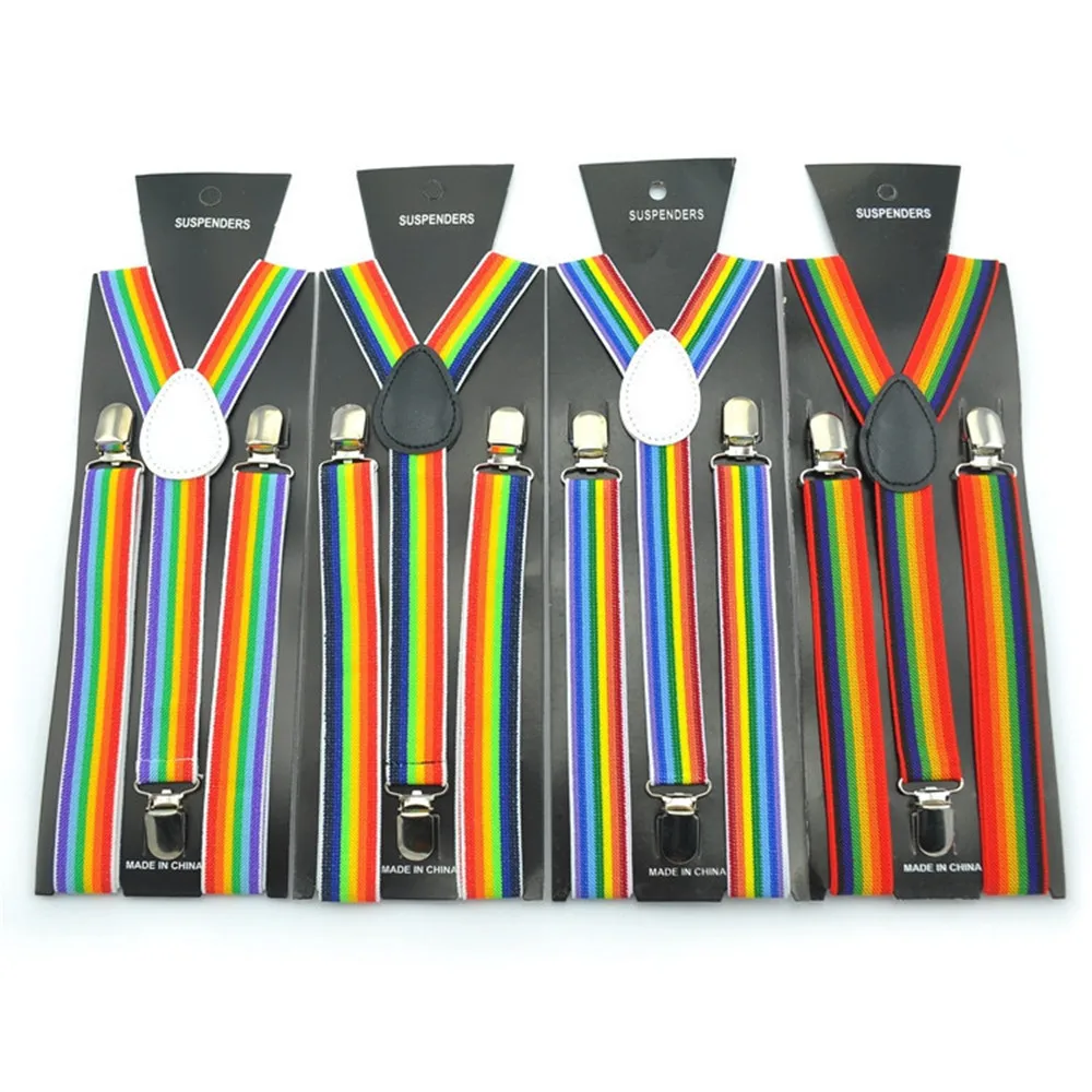 Mens Suspenders Adjustable &Elastic Braces Y Shape with 3 Metal Clips, Men’s Suspender, Rainbow Elastic Straps for Wedding,Party
Mens Suspenders Adjustable &Elastic Braces Y Shape with 3 Metal Clips, Men’s Suspender, Rainbow Elastic Straps for Wedding,Party