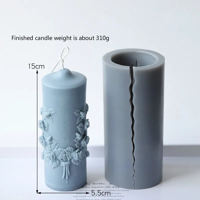 DIY Carved Cylindrical Candle Mold European Style Retro Flower Pattern Scented Candle Silicone Mold Candle Making Supplies
DIY Carved Cylindrical Candle Mold European Style Retro Flower Pattern Scented Candle Silicone Mold Candle Making Supplies