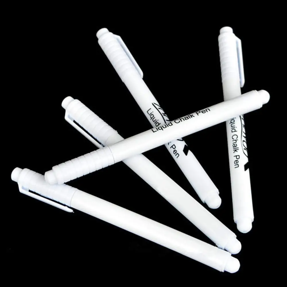 4 шт. белый жидкий мел маркер Стекло доски для досок Blackboard шариковая ручка