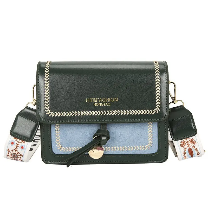 2021 New Arrivals Women's Shoulder Bag For Female PU Leather Embroidery Color Contrast Design High Quality Fashion Versatile Bag
2021 New Arrivals Women's Shoulder Bag For Female PU Leather Embroidery Color Contrast Design High Quality Fashion Versatile Bag