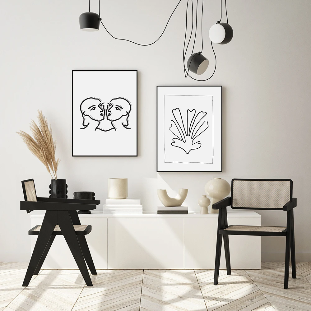 Minimalist Modern Poster Matisse Style Canvas Painting Line Art Art Print Line Drawing Wall Picture For Living Room Home Decor
Minimalist Modern Poster Matisse Style Canvas Painting Line Art Art Print Line Drawing Wall Picture For Living Room Home Decor