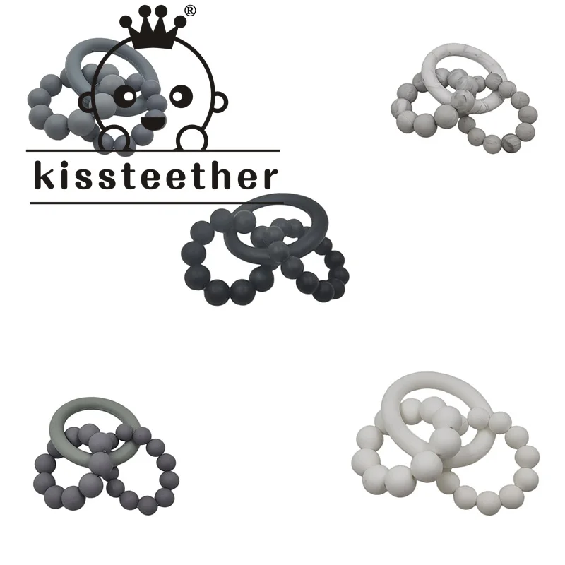 Kissteether Baby Teether Bracelet Beech Wood Ring Natural Molar Silicone Bead Non-toxic Teether Teether Newborn DIY Baby Gift
Kissteether Baby Teether Bracelet Beech Wood Ring Natural Molar Silicone Bead Non-toxic Teether Teether Newborn DIY Baby Gift