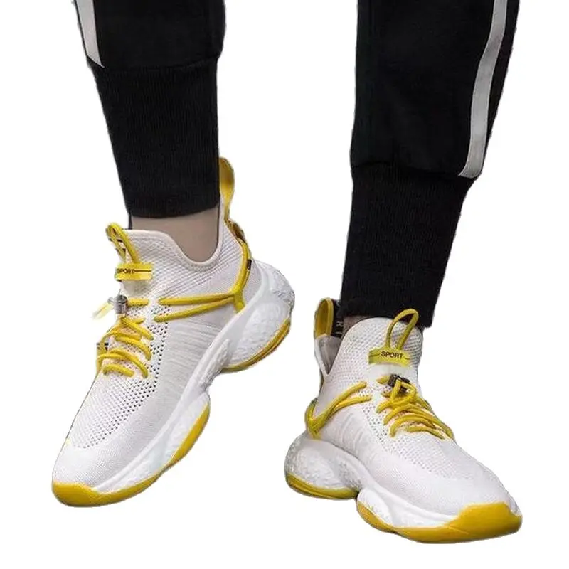 Men's Summer Sports Shoes Running Basketball Shoes Mesh Breathable Lace-up Flying Shoes
Men's Summer Sports Shoes Running Basketball Shoes Mesh Breathable Lace-up Flying Shoes