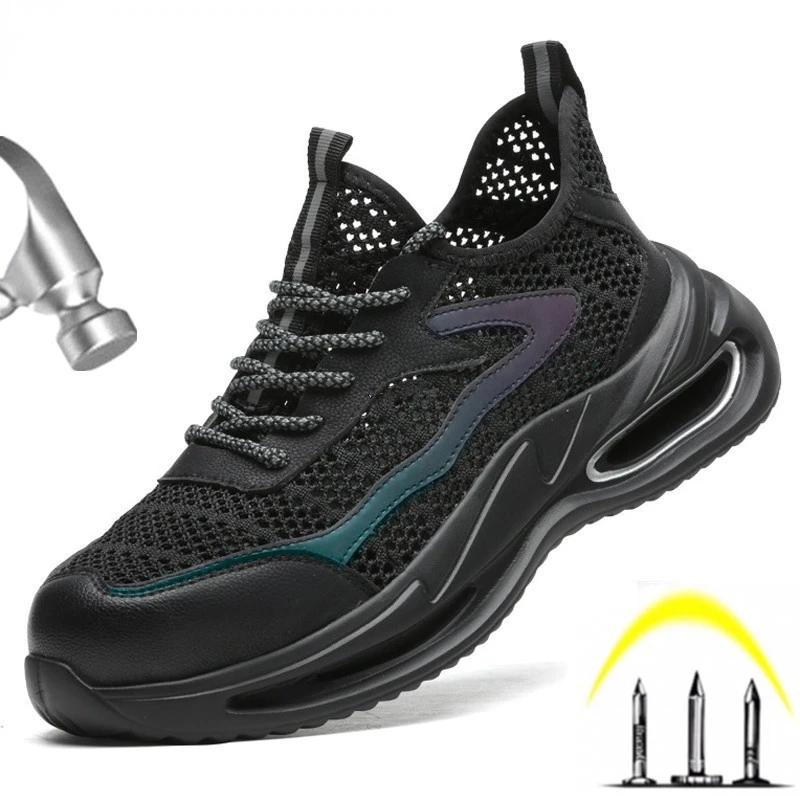 Breathabel Mesh Work Sneakers Lightweight Safety Shoes Men Steel Toe Work Shoes Male Puncture Proof Safety Work Boots Footwear
Breathabel Mesh Work Sneakers Lightweight Safety Shoes Men Steel Toe Work Shoes Male Puncture Proof Safety Work Boots Footwear