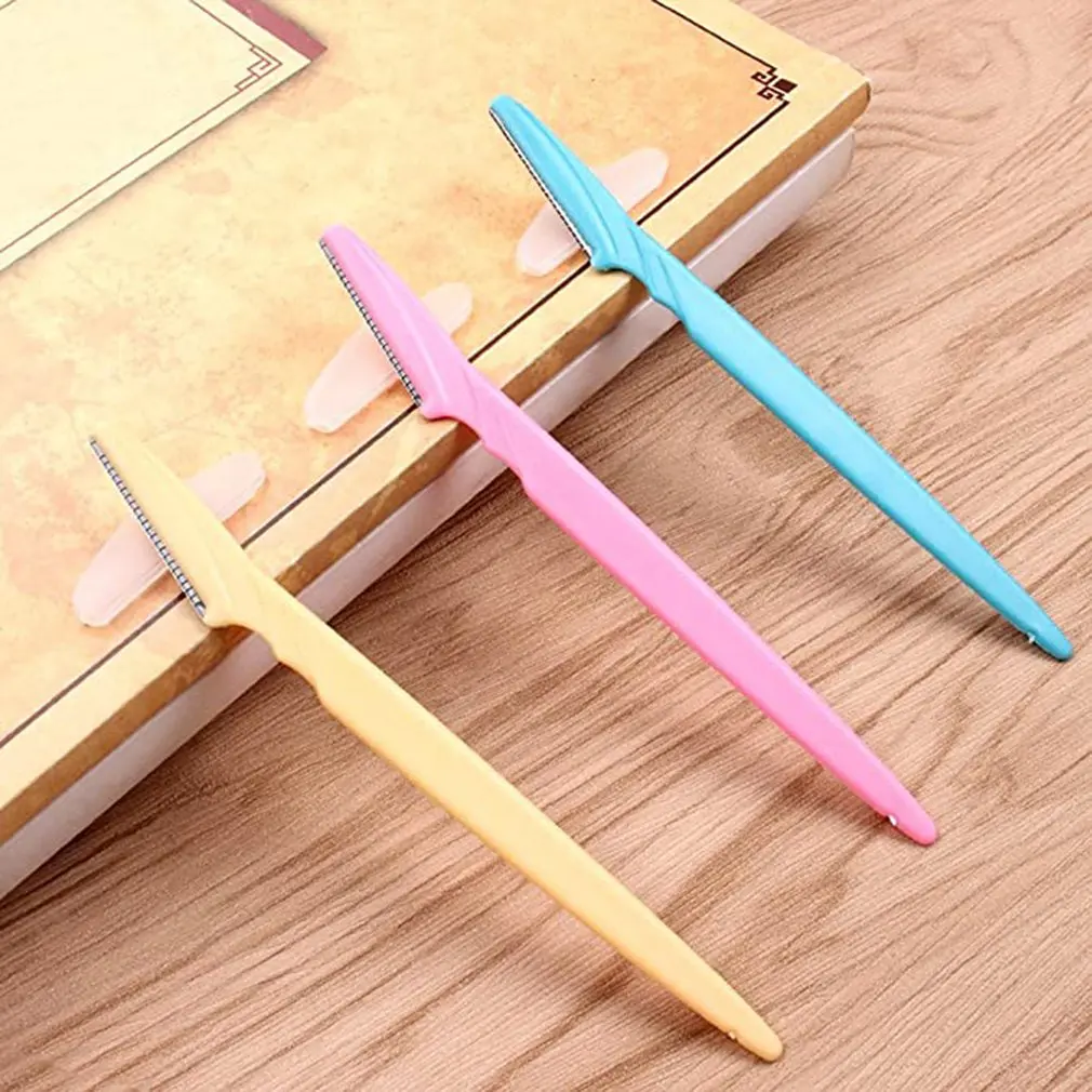 Stainless Steel Sharp Eyebrow Trimming Knife Make-Up Eyebrow Shaver Shaving Knife Eyebrow Trimmer Beauty Tools 
Stainless Steel Sharp Eyebrow Trimming Knife Make-Up Eyebrow Shaver Shaving Knife Eyebrow Trimmer Beauty Tools