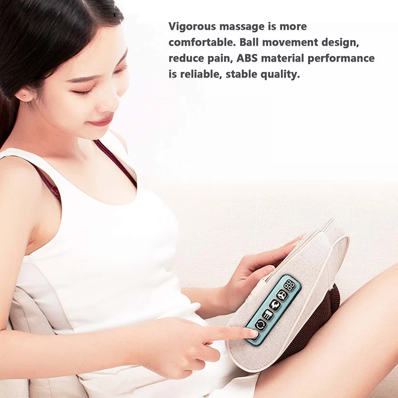 Electric Massage Pillow Infrared Heating Neck Massager Multifunctional Shiatsu Massage Relaxation Body Machine Supply Price 
Electric Massage Pillow Infrared Heating Neck Massager Multifunctional Shiatsu Massage Relaxation Body Machine Supply Price
